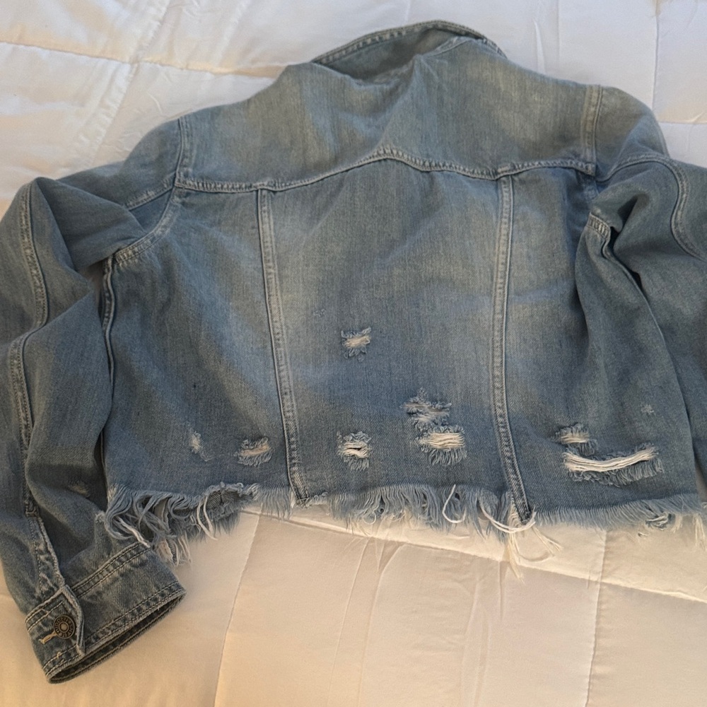 Distressed Denim Jacket by Hidden - Picture 10 of 16